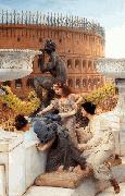 Sir Lawrence Alma-Tadema,OM.RA,RWS The Colosseum France oil painting artist